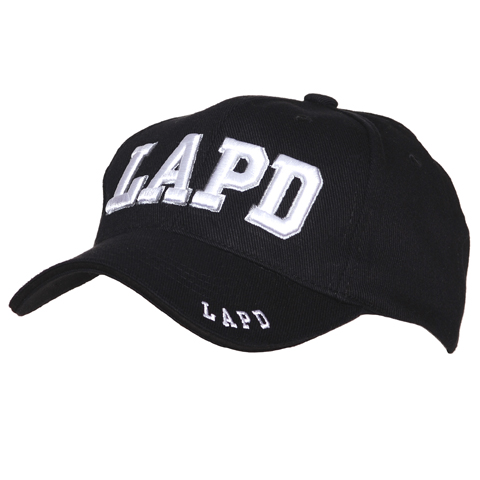 FOSTEX BASEBALL CAP LAPD ZWART