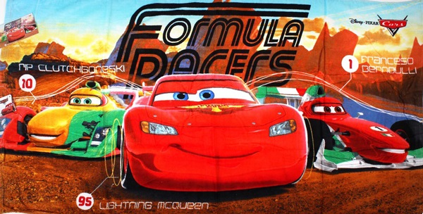 Disney Cars badlaken Formula Racers