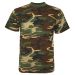 T-shirt Fostee camo woodland