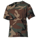 Kinder camo T shirt woodland