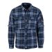 TF-2215 Flanel overhemd blauw