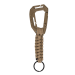 Mil-Tec karabijnhaak met paracord coyote Mil-Tec karabijnhaak met paracord coyote