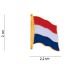 Embleem metaal Nederlandse vlag