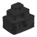 Mil-Tec 3 delig gaas opberg tassen zwart (packing cubes)