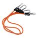 Span elastiek oranje met karabijnhaken 90 cm