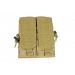 101-INC munitie tas Airsoft dubbel magazijn khaki