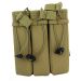 101-INC molle pouch side arm 3 magazijnen #B khaki