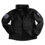 101-INC Softshell jack zwart
