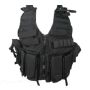 101-INC Tactical airsoft vest met molle systeem zwart