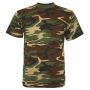 T-shirt Fostee camo woodland