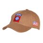 FOSTEX BASEBALL CAP 82ND AIRBORNE KHAKI