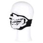 Gezichtsmasker neopreen skull 3 D zwart