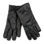 leren handschoenen zwart