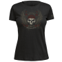 720gear dames T-shirt lethal angel zwart