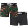 Brandit boxershorts 2 pack woodland zwart