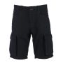 Fostex cargo korte broek stonewashed zwart