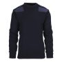 Woolmate commando trui wol blauw 
