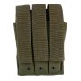 101-INC molle pouch side arm 3 magazijnen met sluiting #D groen