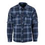 TF-2215 Flanel overhemd blauw