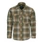 TF-2215 Flanel contractor overhemd groen/bruin