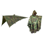 Fostex poncho ripstop woodland