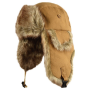 Fostex Russische pilotenmuts canvas camel 