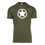 Fostex T-shirt White Star WWII groen