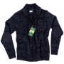 Grizzly Wollen vest blauw/grijs