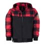 Fostex kids houthakkers jack rood zwart