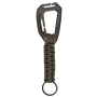 Mil-Tec karabijnhaak met paracord groen