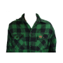 Houthakkers overhemd Longhorn zwart-groen