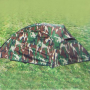 Mil-Tec 1 pers. commando stealth tent woodland