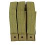 101-INC molle pouch side arm 3 magazijnen met sluiting #D khaki