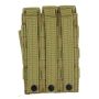 101-INC molle pouch side arm 3 magazijnen met sluiting #D khaki