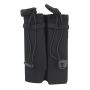 101-INC molle pouch side arm 2 magazijnen #C zwart