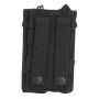 101-INC molle pouch side arm 2 magazijnen #C zwart