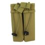 101-INC molle pouch side arm 2 magazijnen #C khaki