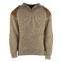Swaledale wollen schipperstrui creme