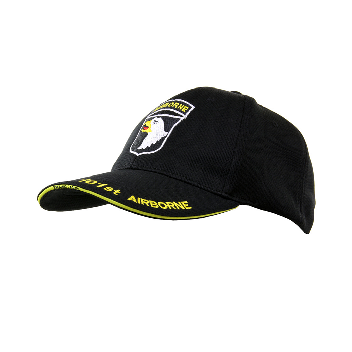 101-INC Baseball cap 101st. Airborne army zwart