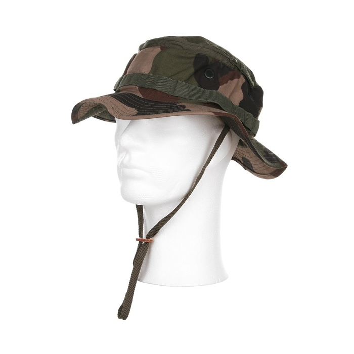 101-INC bush hoed met muskietnet Frans camo