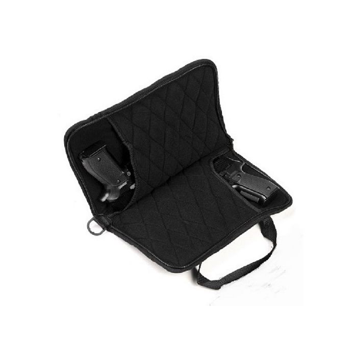 101-INC dubbele pistool tas zwart