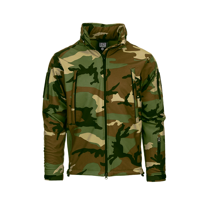 101-INC KSK commando softshell jack woodland