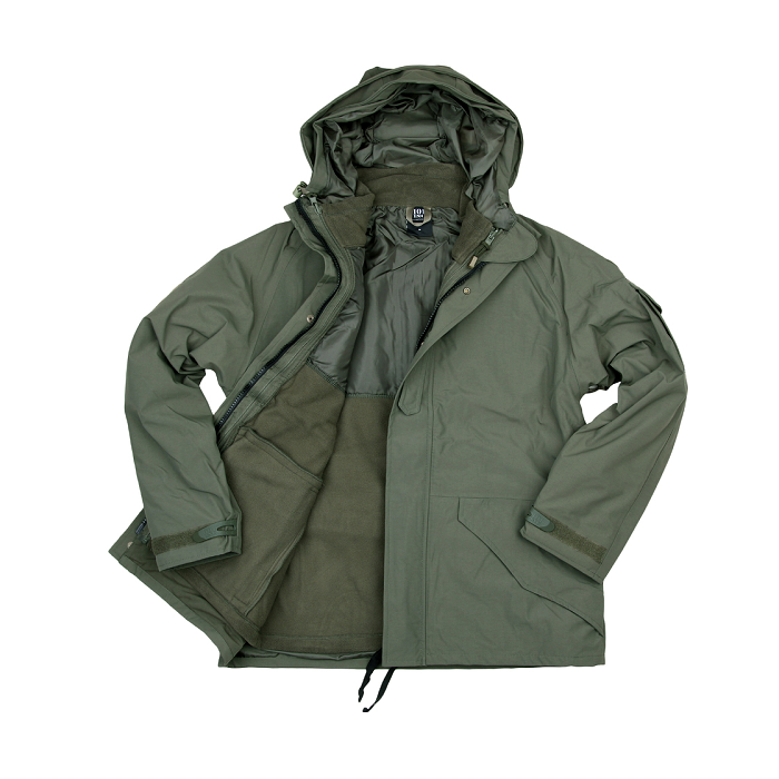 101-INC military parka groen