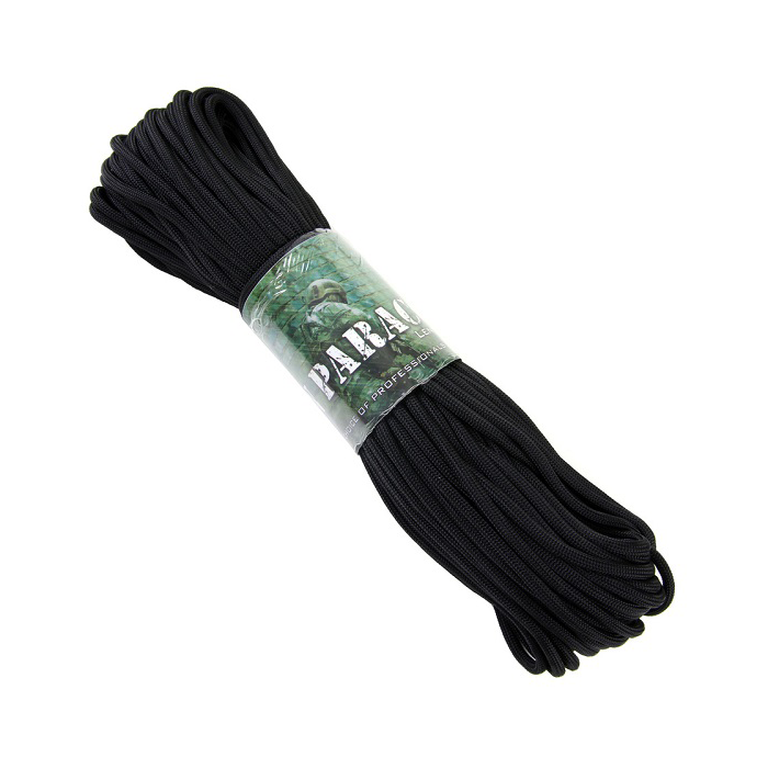 101-INC paracord 7 strings 30 meter zwart