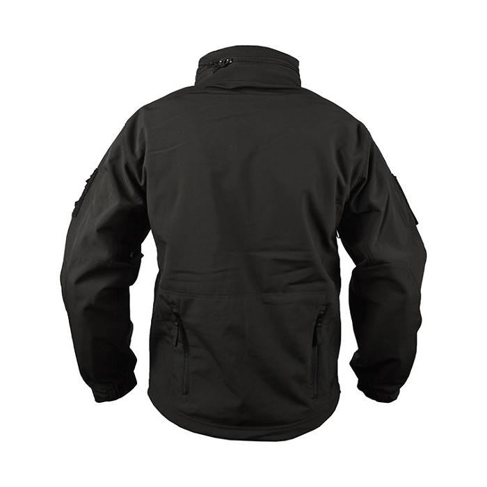 101-INC Softshell jack zwart