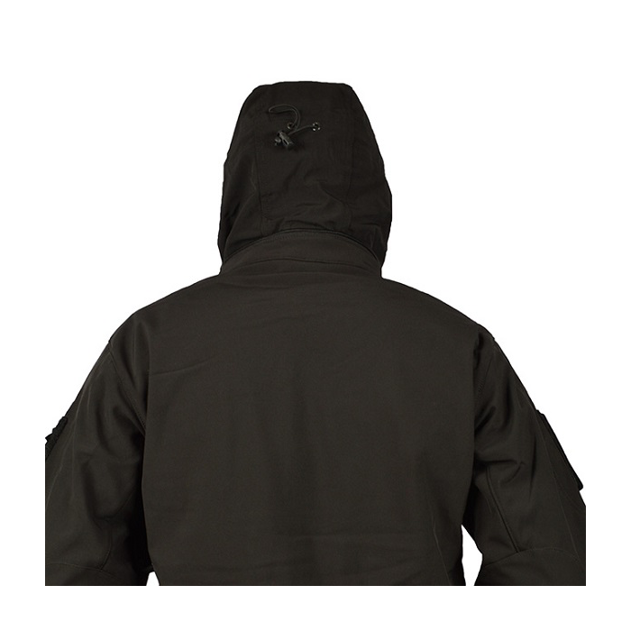 101-INC Softshell jack zwart