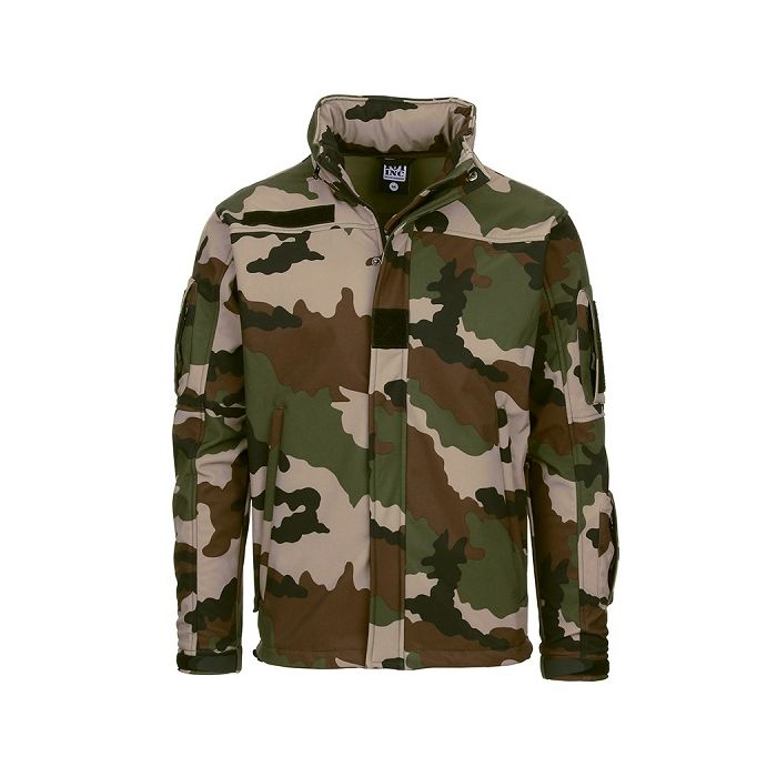 101-INC tactical softshell jack Frans camo
