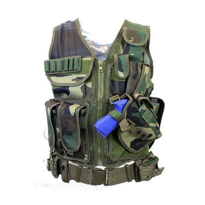 101-INC Tactical vest predator woodland