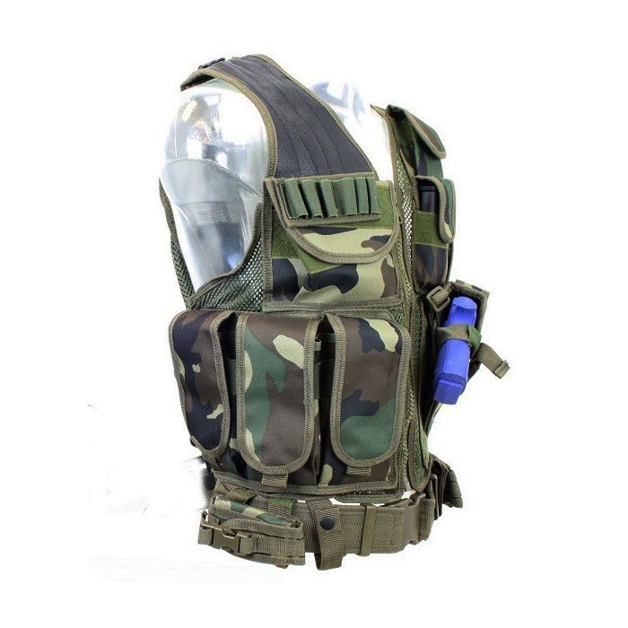 101-INC Tactical vest predator woodland