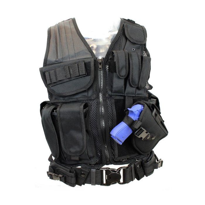 101-INC Tactical vest predator zwart